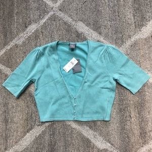 💘 Ann Taylor Cropped Cardigan NWT